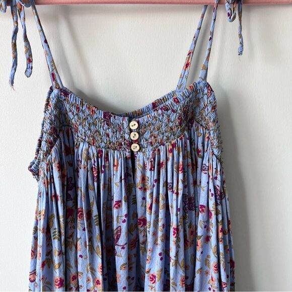 Free people intimately rule the world romper ditzy floral print women’s size S - Picture 4 of 7
